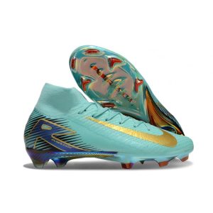 Nike Mercurial Superfly 10 Elite FG Blå Guld för Herr Billiga Fotbollsskor Nike Mercurial Superfly 10 Elite FG Blå Guld