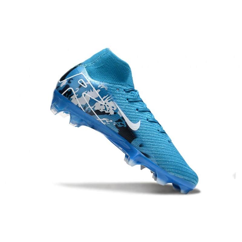 Nike Mercurial Superfly 10 Elite FG Blå Vit för Herr 9 Billiga Fotbollsskor Nike Mercurial Superfly 10 Elite FG Blå Vit 9