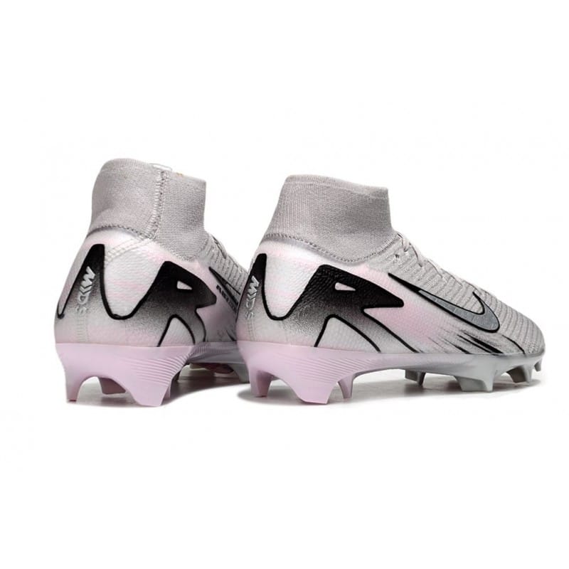 Nike Mercurial Superfly 10 Elite FG Grå Vit för Herr 6 Billiga Fotbollsskor Nike Mercurial Superfly 10 Elite FG Grå Vit 6