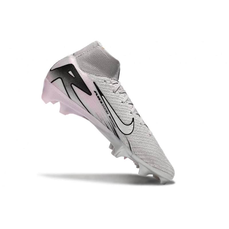 Nike Mercurial Superfly 10 Elite FG Grå Vit för Herr 9 Billiga Fotbollsskor Nike Mercurial Superfly 10 Elite FG Grå Vit 9