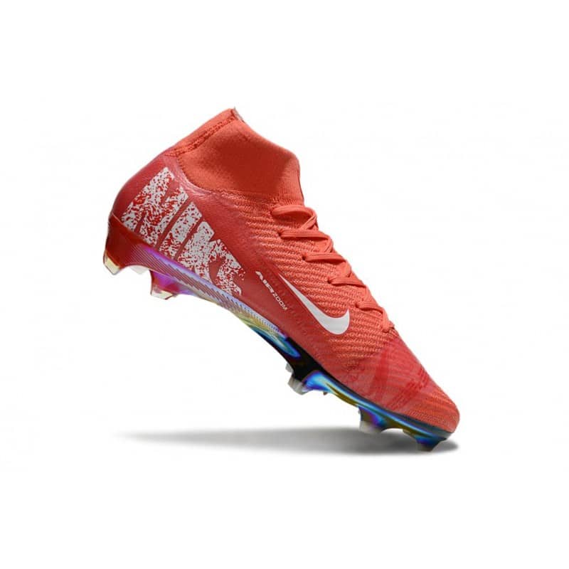 Nike Mercurial Superfly 10 Elite FG Röd Vit för Herr 9 Billiga Fotbollsskor Nike Mercurial Superfly 10 Elite FG Röd Vit 9