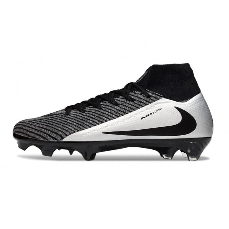 Nike Mercurial Superfly 10 Elite FG Svart Silver för Herr 4 Billiga Fotbollsskor Nike Mercurial Superfly 10 Elite FG Svart Silver 4