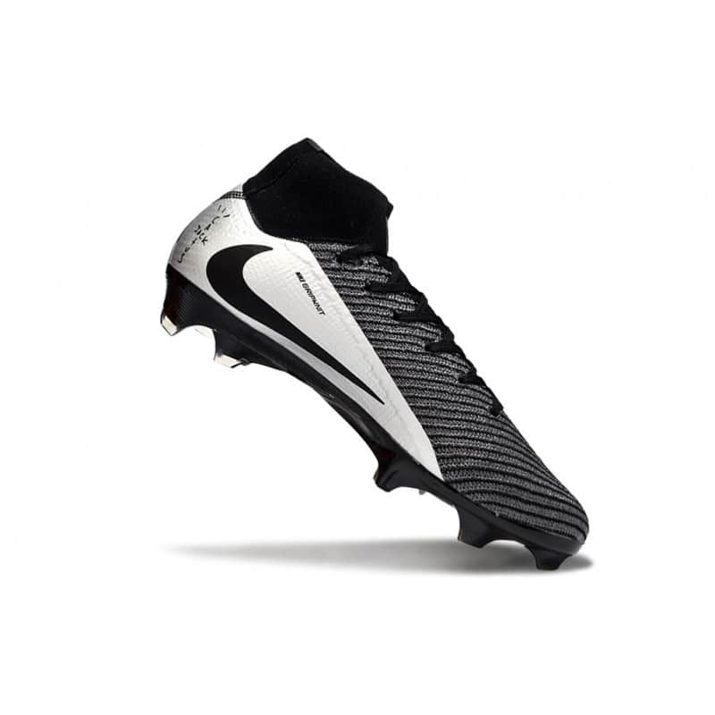 Nike Mercurial Superfly 10 Elite FG Svart Silver för Herr 9 Billiga Fotbollsskor Nike Mercurial Superfly 10 Elite FG Svart Silver 9