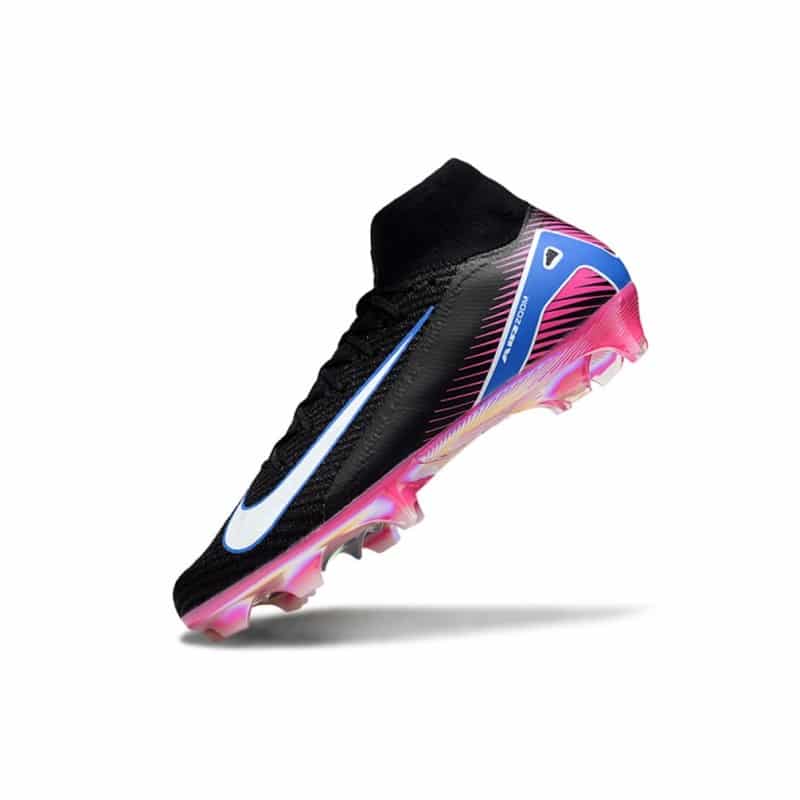 Nike Mercurial Superfly 10 Elite FG Svart Vit Rosa Blå för Herr 8 Billiga Fotbollsskor Nike Mercurial Superfly 10 Elite FG Svart Vit Rosa Blå 8