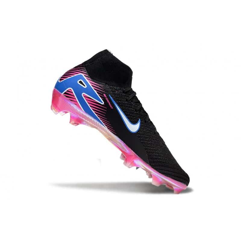 Nike Mercurial Superfly 10 Elite FG Svart Vit Rosa Blå för Herr 9 Billiga Fotbollsskor Nike Mercurial Superfly 10 Elite FG Svart Vit Rosa Blå 9