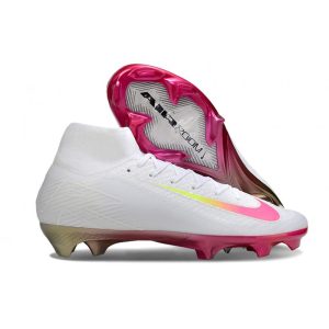 Nike Mercurial Superfly 10 Elite FG Vit Rosa för Herr Billiga Fotbollsskor Nike Mercurial Superfly 10 Elite FG Vit Rosa