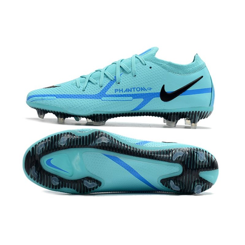 Nike Phantom GT II Elite FG Herrar Blå för Herr 5 Billiga Fotbollsskor Nike Phantom GT II Elite FG Herrar Blå 5