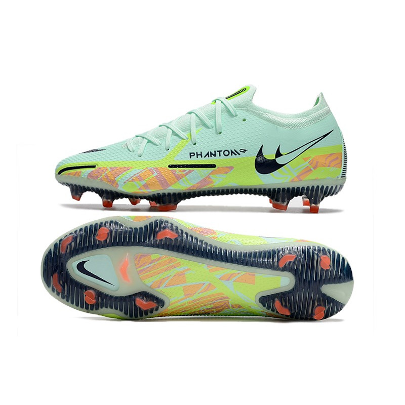 Nike Phantom GT II Elite FG Herrar Bonded – Grön Blå för Herr 5 Billiga Fotbollsskor Nike Phantom GT II Elite FG Herrar Bonded – Grön Blå 5