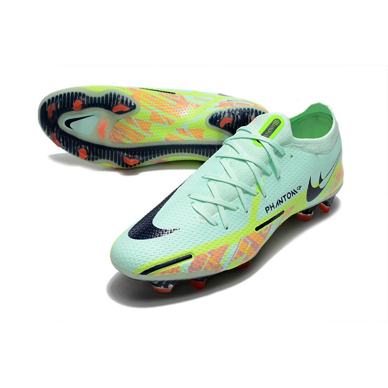Nike Phantom GT II Elite FG Herrar Bonded – Grön Blå för Herr 7 Billiga Fotbollsskor Nike Phantom GT II Elite FG Herrar Bonded – Grön Blå 7