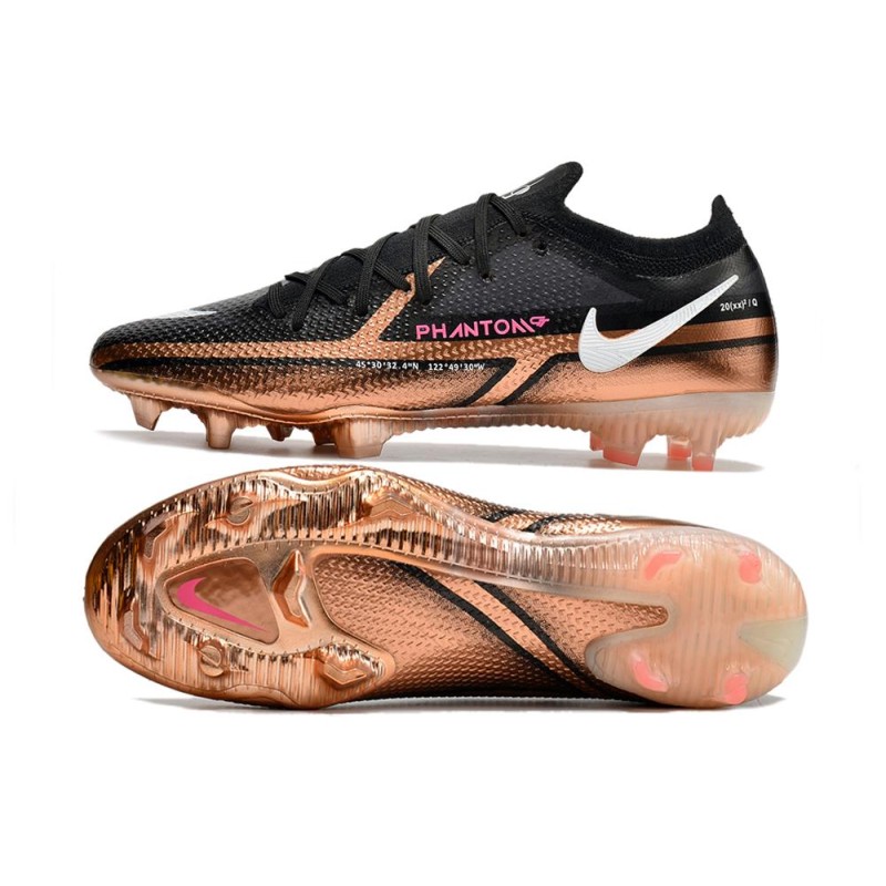 Nike Phantom GT II Elite FG Herrar Generation – Brun Vit Svart för Herr 5 Billiga Fotbollsskor Nike Phantom GT II Elite FG Herrar Generation – Brun Vit Svart 5