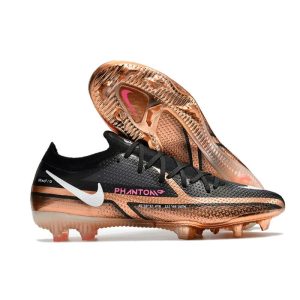 Nike Phantom GT II Elite FG Herrar Generation – Brun Vit Svart för Herr Billiga Fotbollsskor Nike Phantom GT II Elite FG Herrar Generation – Brun Vit Svart