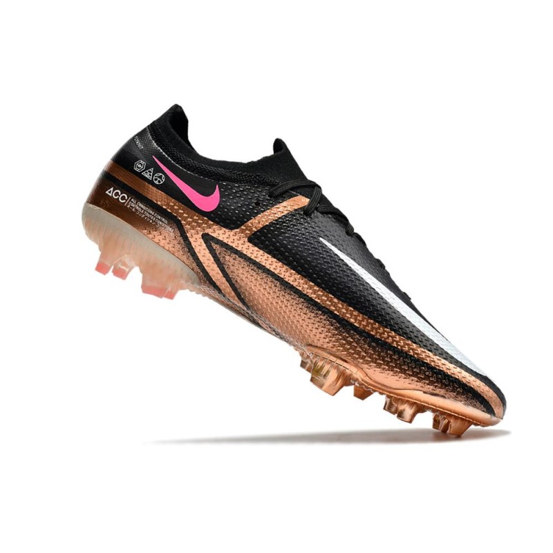 Nike Phantom GT II Elite FG Herrar Generation – Brun Vit Svart för Herr 9 Billiga Fotbollsskor Nike Phantom GT II Elite FG Herrar Generation – Brun Vit Svart 9