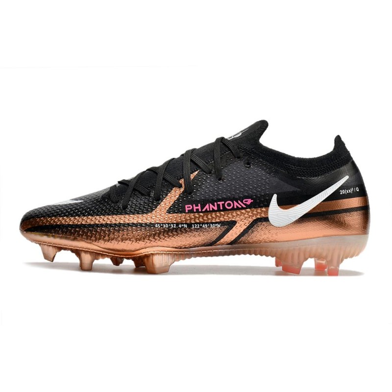 Nike Phantom GT II Elite FG Herrar Generation – Brun Vit Svart för Herr 11 Billiga Fotbollsskor Nike Phantom GT II Elite FG Herrar Generation – Brun Vit Svart 11