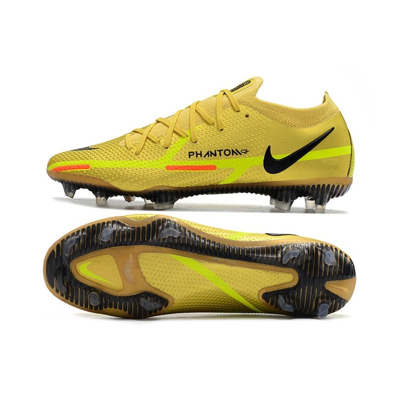 Nike Phantom GT II Elite FG Herrar Gul för Herr 5 Billiga Fotbollsskor Nike Phantom GT II Elite FG Herrar Gul 5