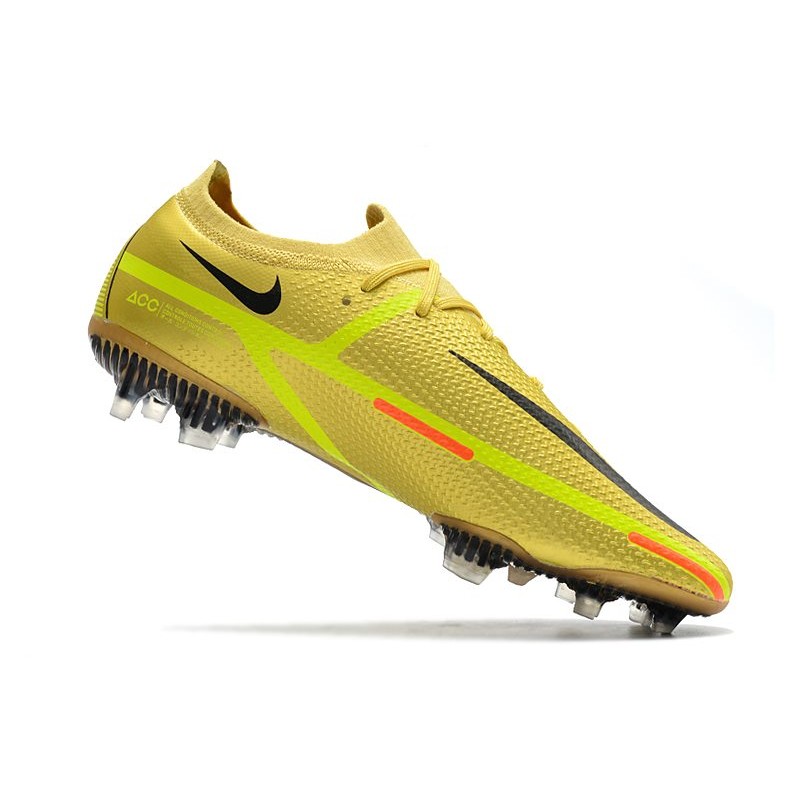 Nike Phantom GT II Elite FG Herrar Gul för Herr 9 Billiga Fotbollsskor Nike Phantom GT II Elite FG Herrar Gul 9
