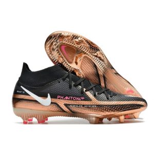 Nike Phantom GT2 DF Elite FG Herrar Generation – Brun Vit Svart för Herr Billiga Fotbollsskor Nike Phantom GT2 DF Elite FG Herrar Generation – Brun Vit Svart