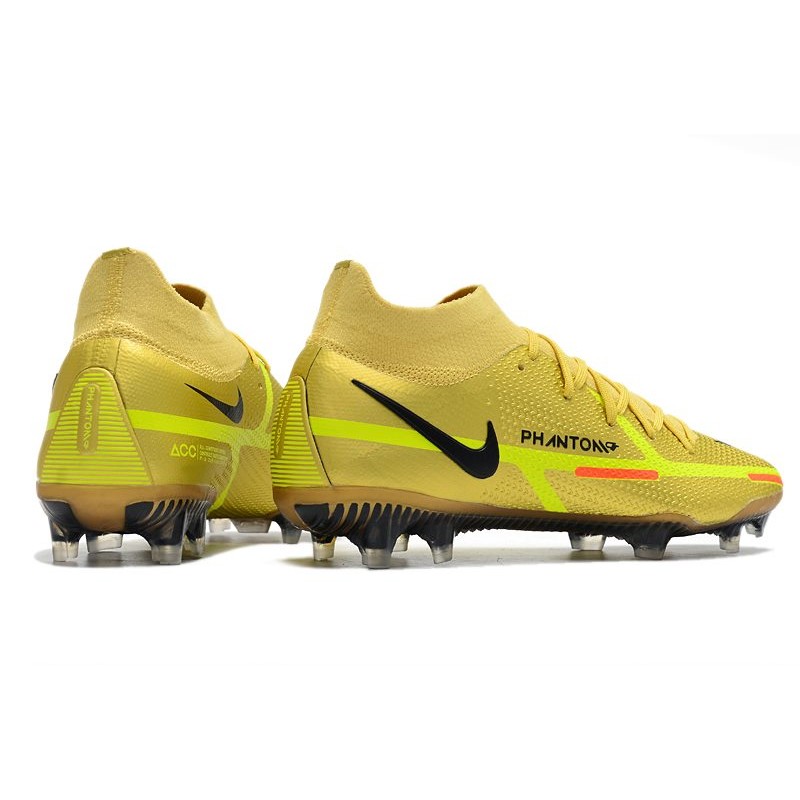 Nike Phantom GT2 DF Elite FG Herrar Gul för Herr 6 Billiga Fotbollsskor Nike Phantom GT2 DF Elite FG Herrar Gul 6