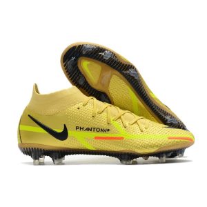 Nike Phantom GT2 DF Elite FG Herrar Gul för Herr Billiga Fotbollsskor Nike Phantom GT2 DF Elite FG Herrar Gul