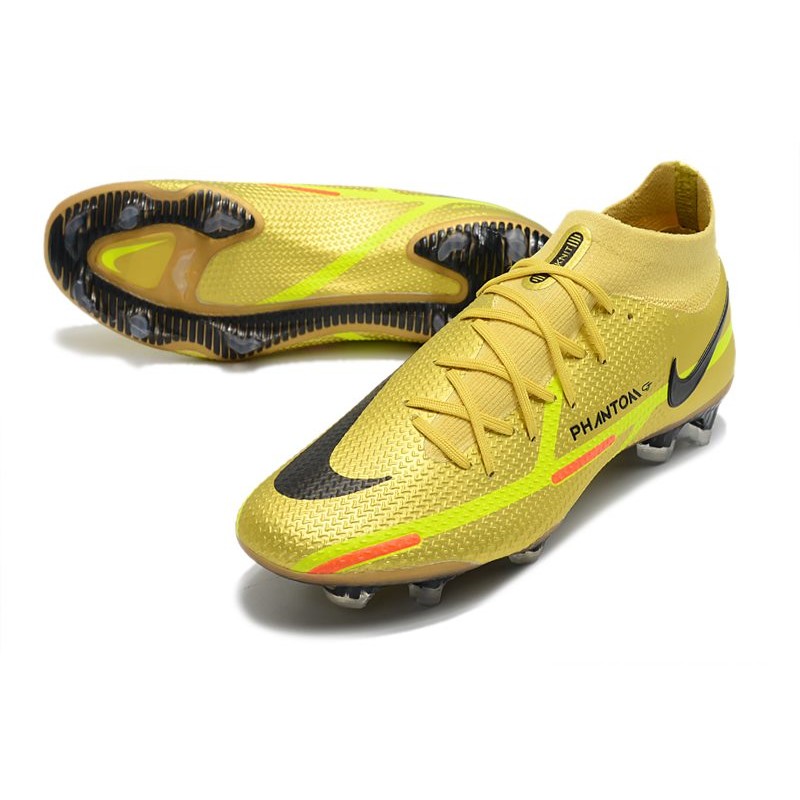 Nike Phantom GT2 DF Elite FG Herrar Gul för Herr 7 Billiga Fotbollsskor Nike Phantom GT2 DF Elite FG Herrar Gul 7