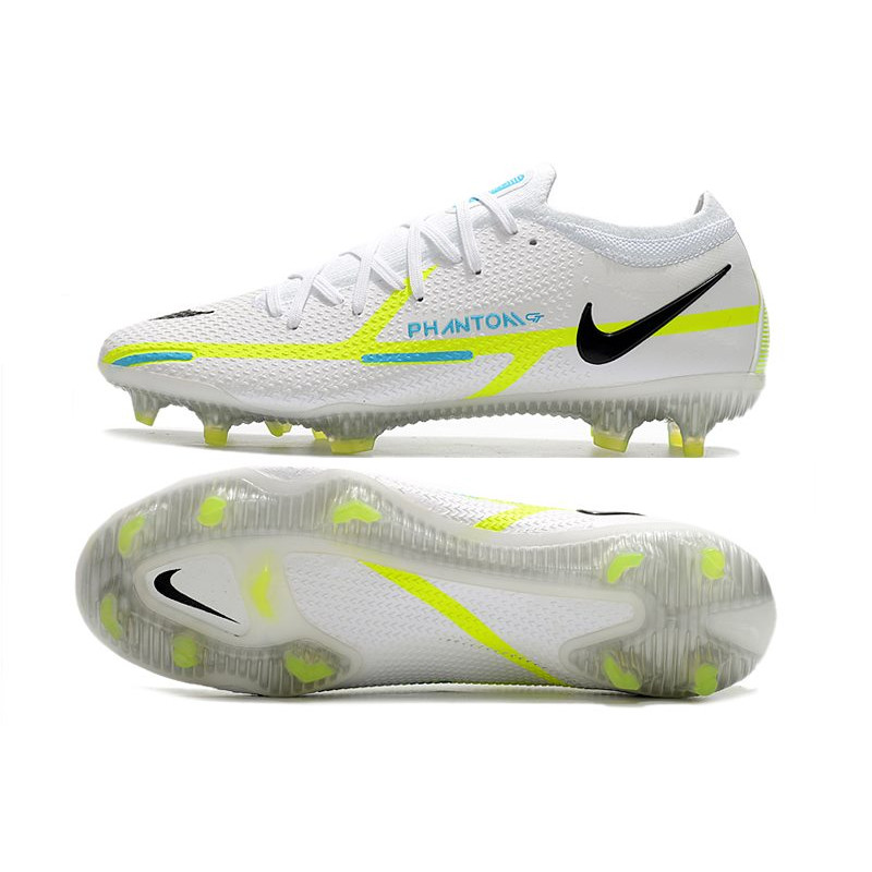 Nike Phantom GT2 Elite FG Fotbollsskor Grå Blå för Herr 5 Billiga Fotbollsskor Nike Phantom GT2 Elite FG Fotbollsskor Grå Blå 5