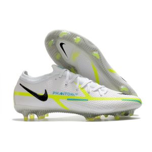 Nike Phantom GT2 Elite FG Fotbollsskor Grå Blå för Herr Billiga Fotbollsskor Nike Phantom GT2 Elite FG Fotbollsskor Grå Blå