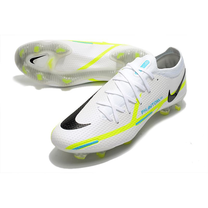 Nike Phantom GT2 Elite FG Fotbollsskor Grå Blå för Herr 7 Billiga Fotbollsskor Nike Phantom GT2 Elite FG Fotbollsskor Grå Blå 7