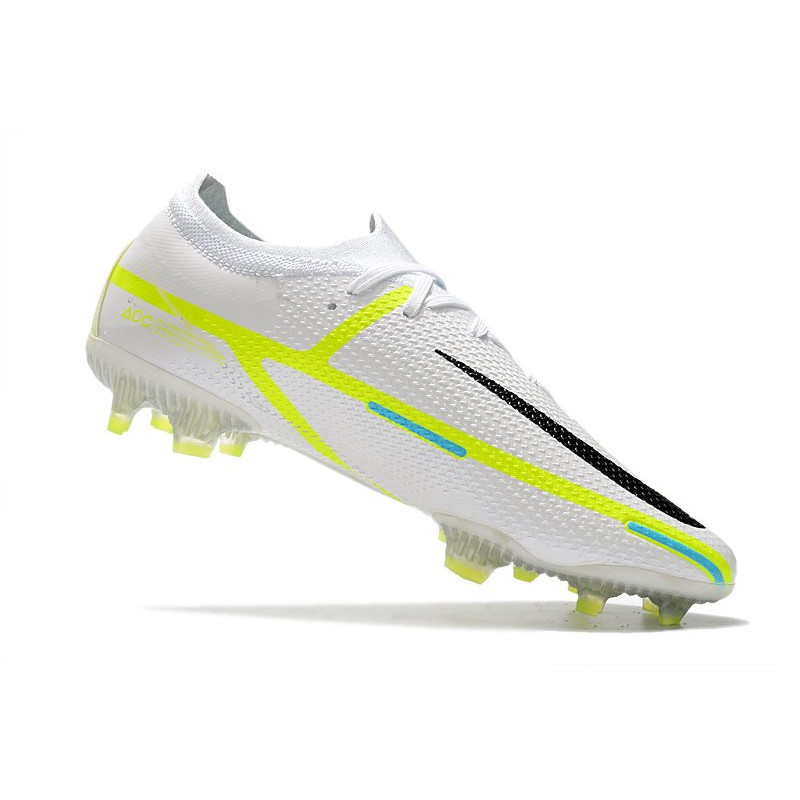 Nike Phantom GT2 Elite FG Fotbollsskor Grå Blå för Herr 9 Billiga Fotbollsskor Nike Phantom GT2 Elite FG Fotbollsskor Grå Blå 9