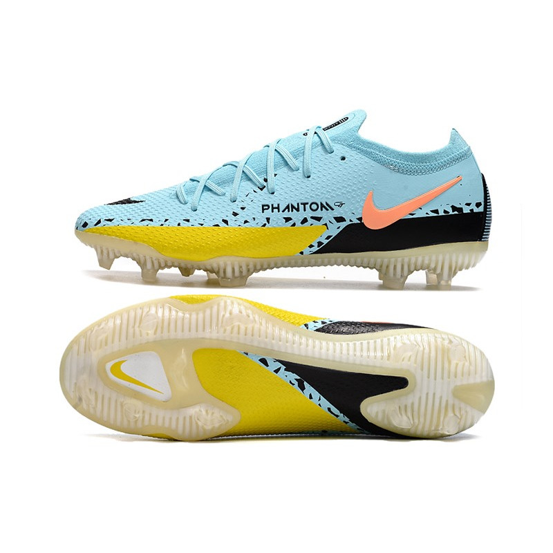 Nike Phantom GT2 Elite FG Fotbollsskor Lucent – Turkos Svart Gul för Herr 5 Billiga Fotbollsskor Nike Phantom GT2 Elite FG Fotbollsskor Lucent – Turkos Svart Gul 5