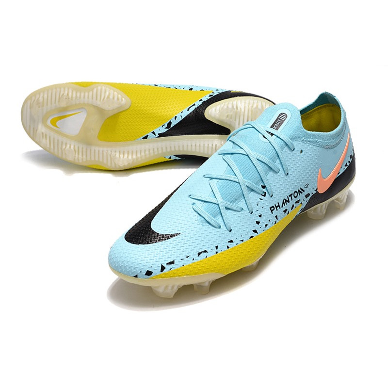Nike Phantom GT2 Elite FG Fotbollsskor Lucent – Turkos Svart Gul för Herr 7 Billiga Fotbollsskor Nike Phantom GT2 Elite FG Fotbollsskor Lucent – Turkos Svart Gul 7