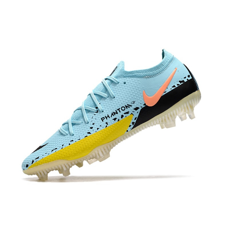 Nike Phantom GT2 Elite FG Fotbollsskor Lucent – Turkos Svart Gul för Herr 8 Billiga Fotbollsskor Nike Phantom GT2 Elite FG Fotbollsskor Lucent – Turkos Svart Gul 8
