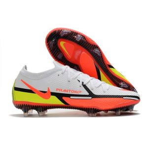 Nike Phantom GT2 Elite FG Fotbollsskor Motivation – Vit Röd Neon Svart för Herr Billiga Fotbollsskor Nike Phantom GT2 Elite FG Fotbollsskor Motivation – Vit Röd Neon Svart
