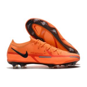 Nike Phantom GT2 Elite FG Fotbollsskor Orange Svart för Herr Billiga Fotbollsskor Nike Phantom GT2 Elite FG Fotbollsskor Orange Svart