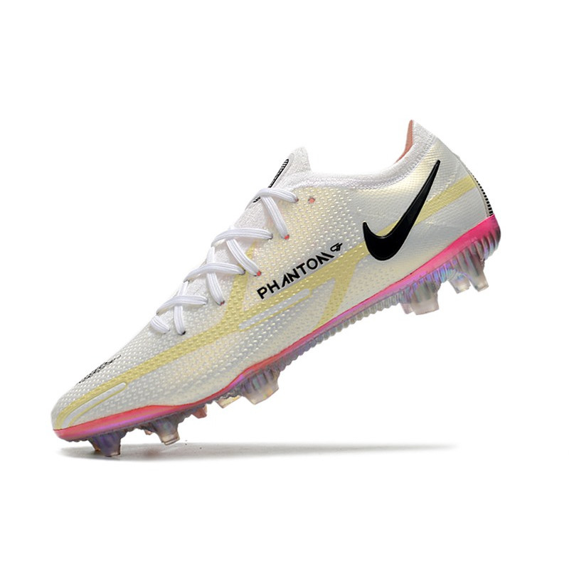 Nike Phantom GT2 Elite FG Fotbollsskor Rawdacious – Vit Röd Rosa för Herr 8 Billiga Fotbollsskor Nike Phantom GT2 Elite FG Fotbollsskor Rawdacious – Vit Röd Rosa 8