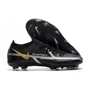 Nike Phantom GT2 Elite FG Fotbollsskor Shadow – Svart Grå Guld för Herr Billiga Fotbollsskor Nike Phantom GT2 Elite FG Fotbollsskor Shadow – Svart Grå Guld