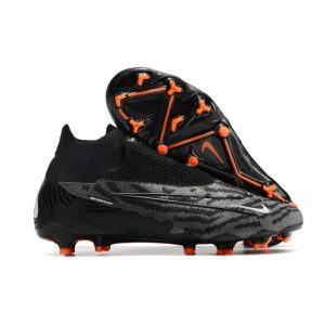 Nike Phantom GX Elite Dynamic Fit FG Black Pack – Svart Vit Grå för Herr Billiga Fotbollsskor Nike Phantom GX Elite Dynamic Fit FG Black Pack – Svart Vit Grå