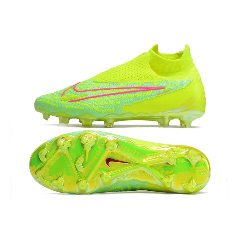 Nike Phantom GX Elite Dynamic Fit FG Luminous – Neon för Herr 4 Billiga Fotbollsskor Nike Phantom GX Elite Dynamic Fit FG Luminous – Neon 4