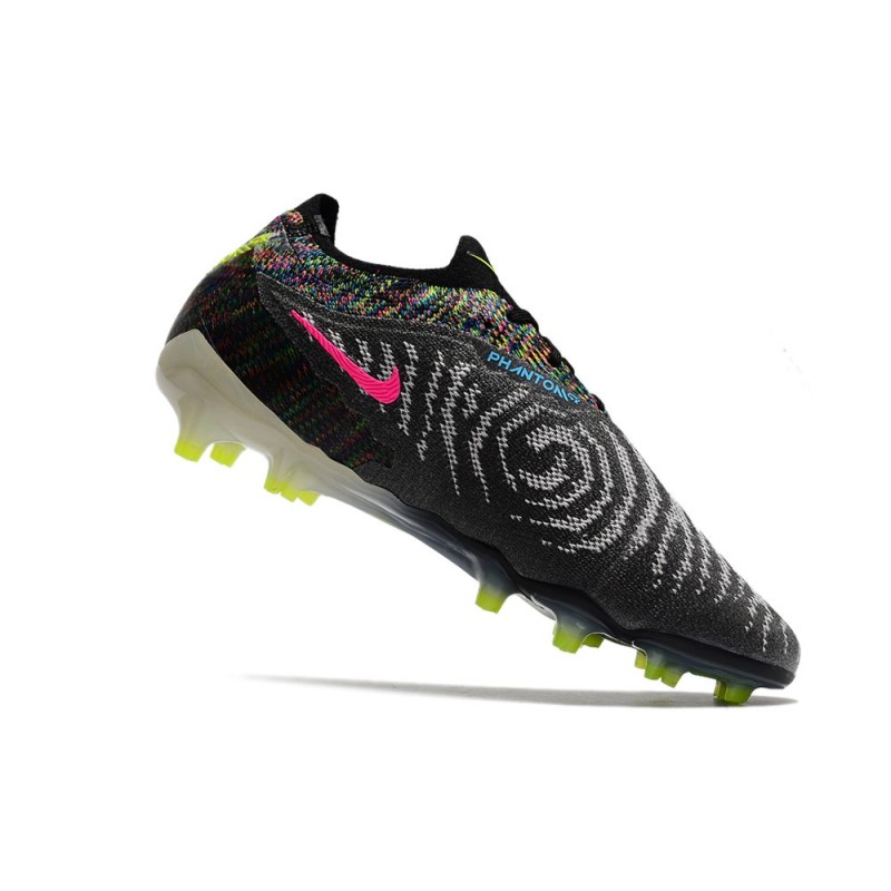 Nike Phantom GX Elite Gripknit FG Link – Svart Neon Vit Blå för Herr 5 Billiga Fotbollsskor Nike Phantom GX Elite Gripknit FG Link – Svart Neon Vit Blå 5