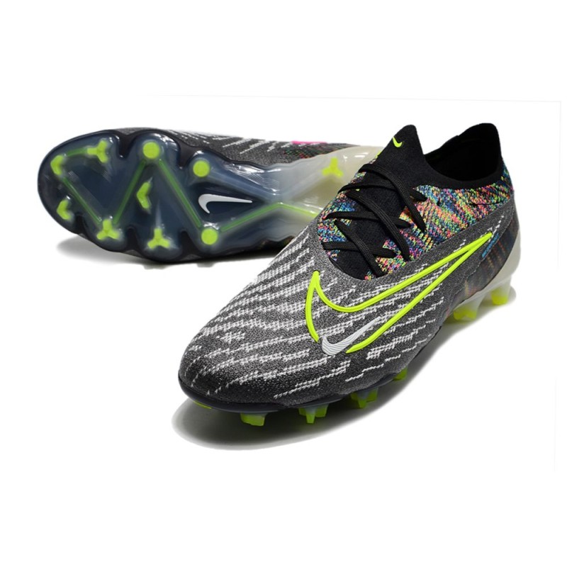 Nike Phantom GX Elite Gripknit FG Link – Svart Neon Vit Blå för Herr 8 Billiga Fotbollsskor Nike Phantom GX Elite Gripknit FG Link – Svart Neon Vit Blå 8