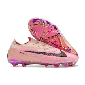 Nike Phantom GX Elite Gripknit FG Rosa Svart för Herr Billiga Fotbollsskor Nike Phantom GX Elite Gripknit FG Rosa Svart