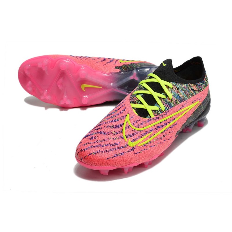 Nike Phantom GX Elite Gripknit FG Rosa Svart Gul för Herr 8 Billiga Fotbollsskor Nike Phantom GX Elite Gripknit FG Rosa Svart Gul 8