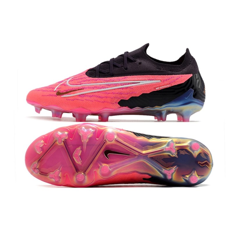 Nike Phantom GX Elite Gripknit FG Rosa Svart Vit för Herr 4 Billiga Fotbollsskor Nike Phantom GX Elite Gripknit FG Rosa Svart Vit 4