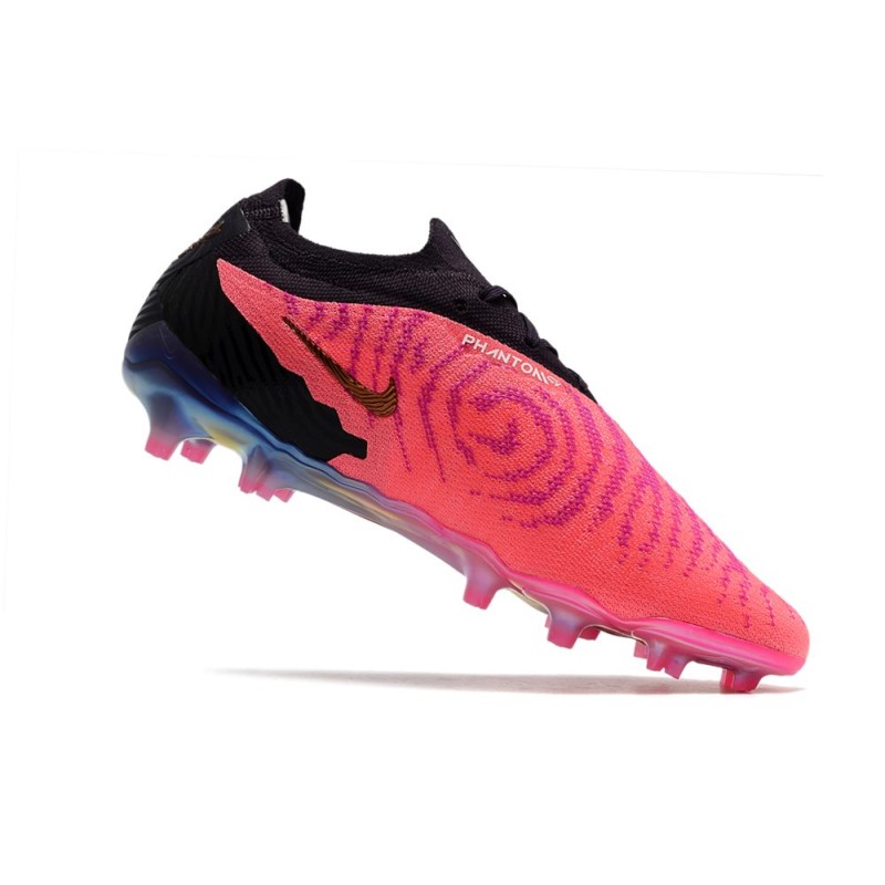 Nike Phantom GX Elite Gripknit FG Rosa Svart Vit för Herr 5 Billiga Fotbollsskor Nike Phantom GX Elite Gripknit FG Rosa Svart Vit 5