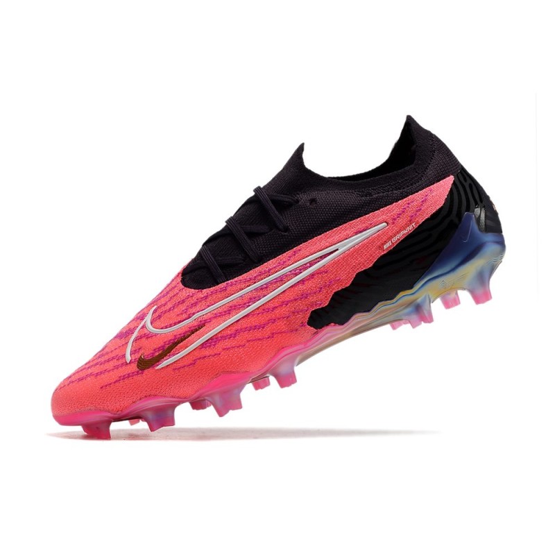 Nike Phantom GX Elite Gripknit FG Rosa Svart Vit för Herr 6 Billiga Fotbollsskor Nike Phantom GX Elite Gripknit FG Rosa Svart Vit 6