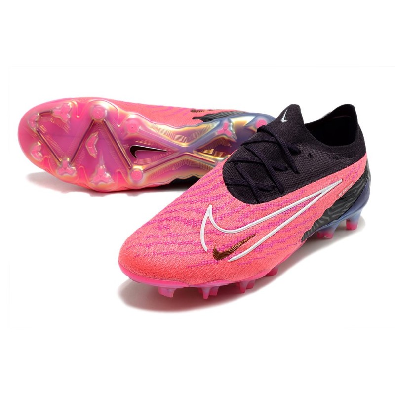 Nike Phantom GX Elite Gripknit FG Rosa Svart Vit för Herr 8 Billiga Fotbollsskor Nike Phantom GX Elite Gripknit FG Rosa Svart Vit 8