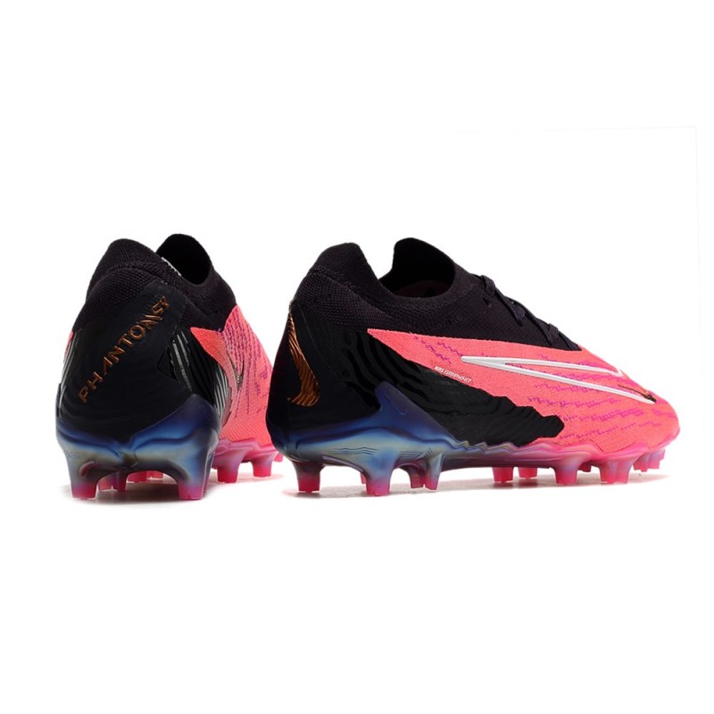Nike Phantom GX Elite Gripknit FG Rosa Svart Vit för Herr 9 Billiga Fotbollsskor Nike Phantom GX Elite Gripknit FG Rosa Svart Vit 9