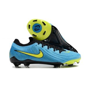 Nike Phantom GX II Elite FG Blå Gul för Herr Billiga Fotbollsskor Nike Phantom GX II Elite FG Blå Gul