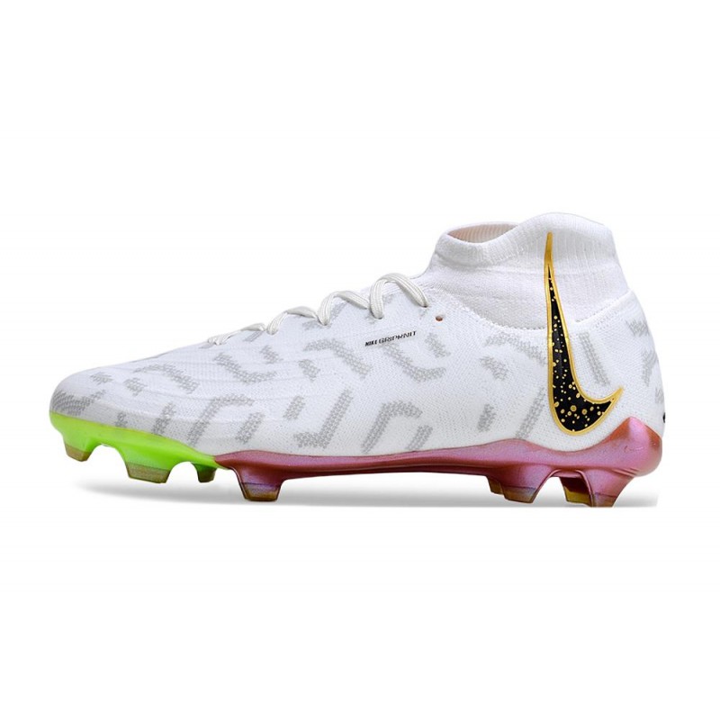 Nike Phantom Luna Elite FG Män X WWC Vit Svart Guld för Herr 4 Billiga Fotbollsskor Nike Phantom Luna Elite FG Män X WWC Vit Svart Guld 4