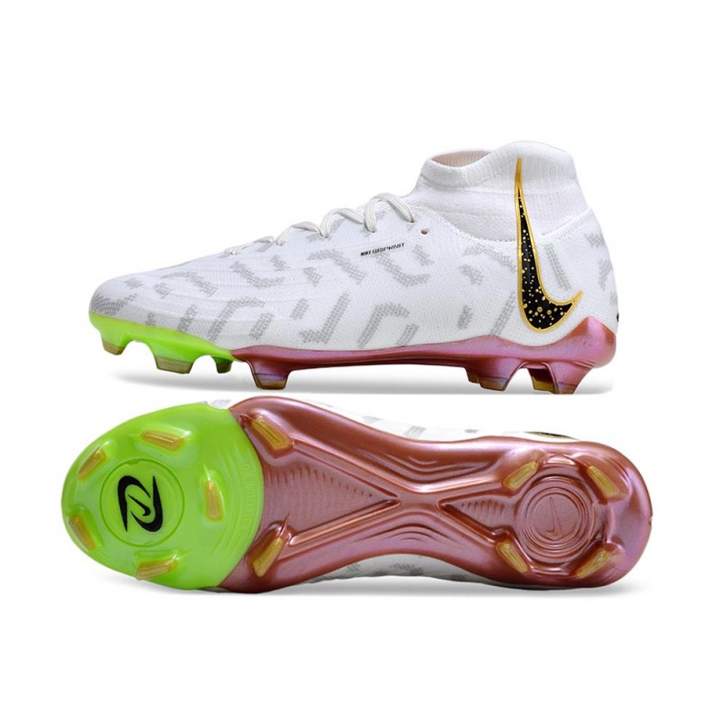 Nike Phantom Luna Elite FG Män X WWC Vit Svart Guld för Herr 5 Billiga Fotbollsskor Nike Phantom Luna Elite FG Män X WWC Vit Svart Guld 5