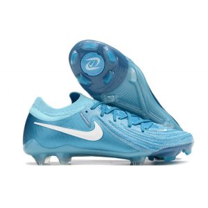Nike Phantom Luna II Elite L FG Blå Vit för Herr Billiga Fotbollsskor Nike Phantom Luna II Elite L FG Blå Vit