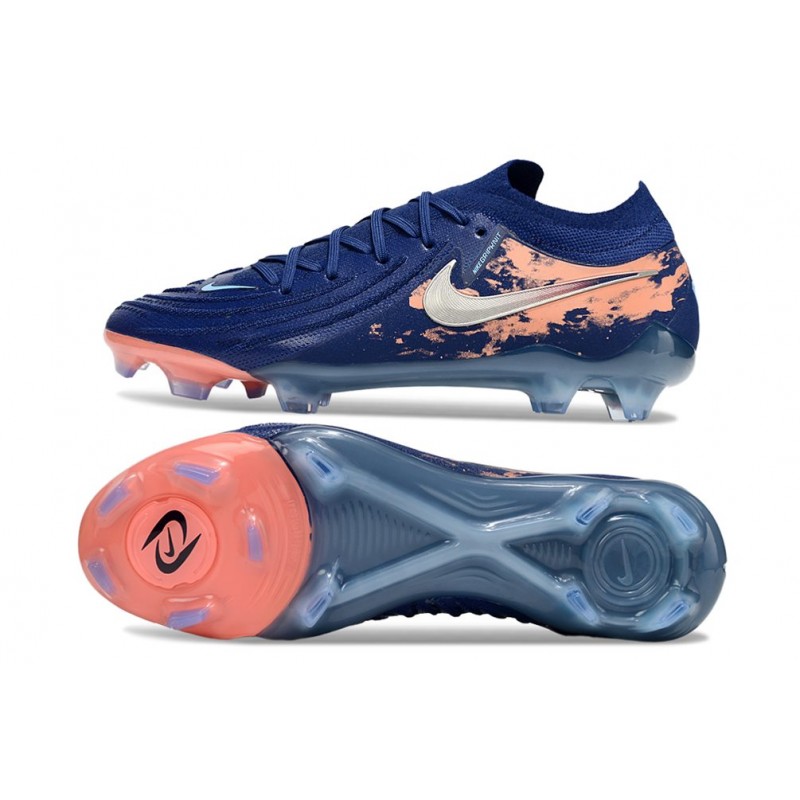 Nike Phantom Luna II Elite L FG Erling Haaland Blå Silver för Herr 5 Billiga Fotbollsskor Nike Phantom Luna II Elite L FG Erling Haaland Blå Silver 5